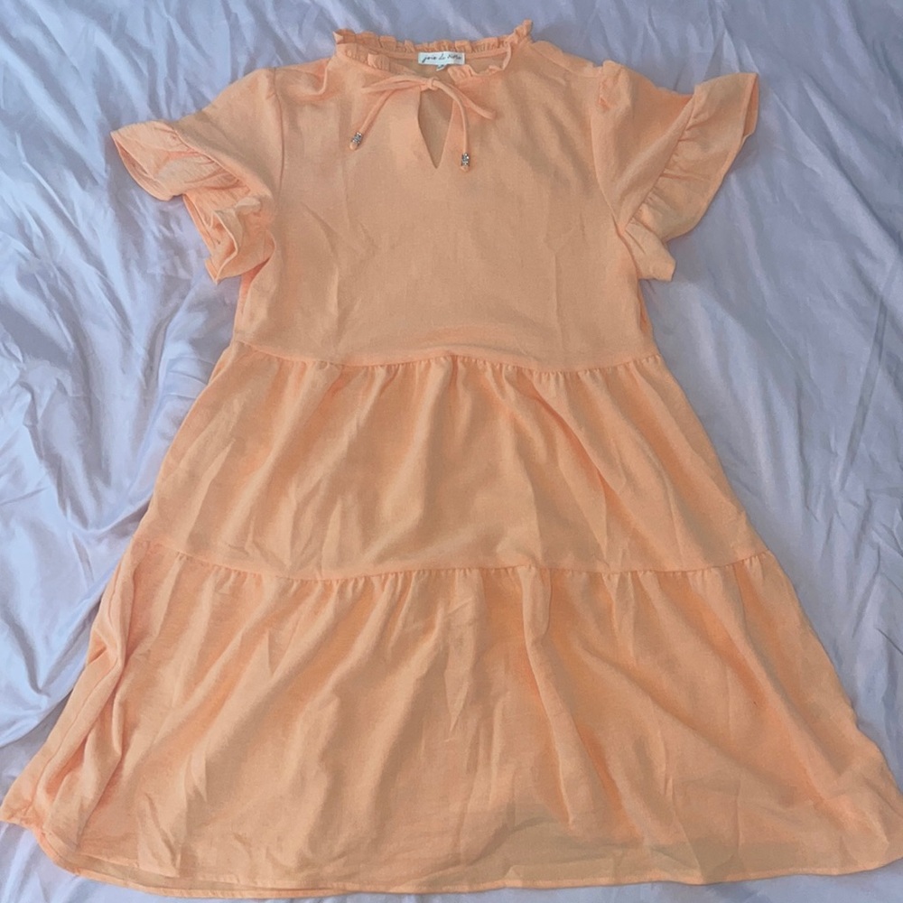 Orange Flair Dress